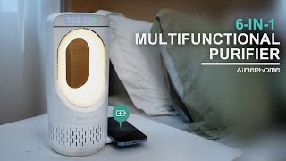 Now on Kickstarter Airlephome—Smart Air Purifier With Bladeless Fan [upl. by Ennayllek]