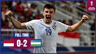 Full Match  AFC U23 Asian Cup Qatar 2024™  SemiFinals  Indonesia vs Uzbekistan [upl. by Nipahc184]