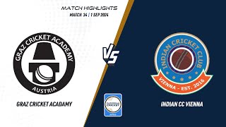 Match 34  GCA vs ICCV  Highlights  ECS Austria 2024  1 Sep 2024  ECS24844 [upl. by Emia]