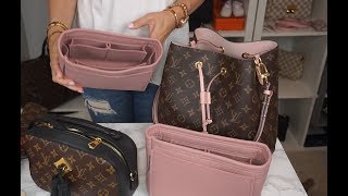 Louis Vuitton Comparison NeoNoe vs Saintonge amp Organizing Lvlovermj [upl. by Ecinaj]