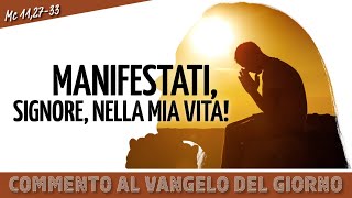 Commento al vangelodelgiorno  MANIFESTATI SIGNORE NELLA MIA VITA  Mc 112733 [upl. by Otrebliw]