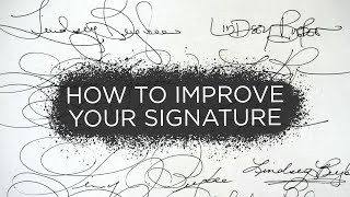 How to Improve Your Signature [upl. by Nally]