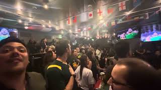 Rugby World Cup Final Crowd sings South African Anthem in Germany [upl. by Lokkin542]