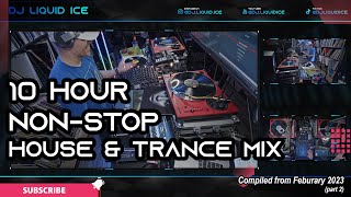 10 Hour Nonstop House amp Trance mix compilation  February 2023 part 2 [upl. by Koval]