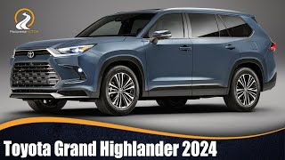 Toyota Grand Highlander 2024  SUV CON TRES FILAS DE ASIENTOS [upl. by Ohs]