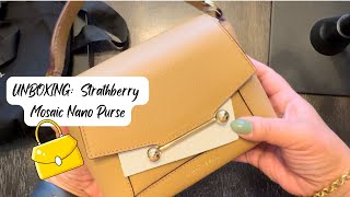 UNBOXING Strathberry Mosaic Nano Purse [upl. by Solley]