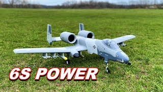 Eflite A10 Thunderbolt II Twin 64mm EDF  High Performance amp Easy To Fly  TheRcSaylors [upl. by Anawaj]