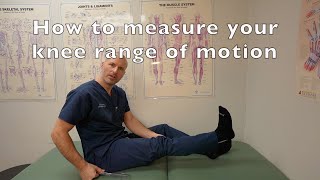 How to measure knee range of motion [upl. by Vas155]