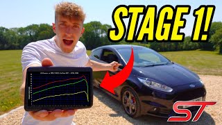 TUNING Stage 1 onto my Fiesta ST HUGE GAINS [upl. by Drarej]