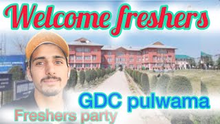 Orientation program at govt degree college pulwama  Freshers party [upl. by Atnek983]