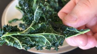 How to make Crispy Seasoned Kale Chips  Low Carb Snack Recipe [upl. by Enavi680]