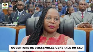 🎬 CEREMONIE DOUVERTURE ET DEBUT DES TRAVAUX DE LASSEMBLEE GENERALE DU CCJ [upl. by Anim723]