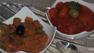 Salades de carottes سلطة الجزر بنوعين [upl. by Mccowyn]