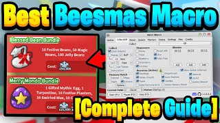 BEST Beesmas MACRO Settings Complete Guide  Bee Swarm Simulators [upl. by Sharron]