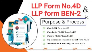 LLP Form No 4D and LLP Form Ben 2  Purpose amp Process  What is LLP Form No 4D  When To File [upl. by Aivin]