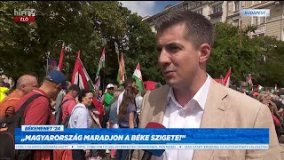 Békemenet  Kocsis Máté és Böröcz László  HÍR TV [upl. by Eyllib158]