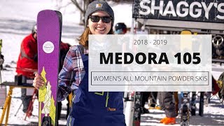 2018 Medora 105  Womens All MountainPowder Skis  Shaggys Copper Country Skis [upl. by Burnside]