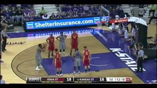 2013 KState vs Iowa State Basketball1st Half [upl. by Misak]