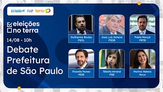 Acompanhe a 1º parte do debate entre os candidatos à prefeitura de São Paulo [upl. by Dorise]