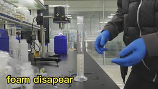 defoamer test [upl. by Wilder]