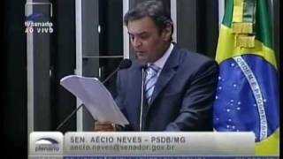 Aécio Neves  Discurso no Senado Caminhos da Oposição  2ª Parte  06042011 [upl. by Jola]