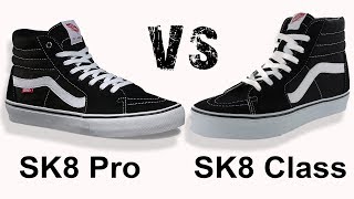 VANS SK8 HI PRO vs VANS SK8 Classics on feet Up date clip link bellow [upl. by Naujat]