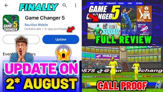 🥳Good News Game Changer 5 New Update Review Squad Editor 🤩  Game Changer V3 New Update On The Way [upl. by Thurber65]