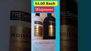 Tresemme shampooconditioner for 100 EA  Walgreens extremecouponing walgreenscouponingthisweek [upl. by Brianna861]