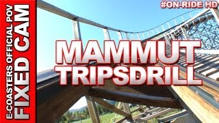 Mammut  Tripsdrill Erlebnispark  OnRide ECam HD [upl. by Airotna]