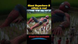 Giant superhero amp villain is real 💥 Avengers vs DC all Marvel Character shorts marvel viralshorts [upl. by Elnukeda231]