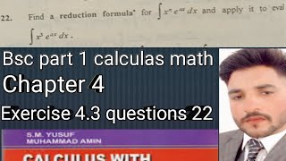 Bsc part 1 calculus math chapter 4 exercise 43 question 22 complete solve with professor sufyan ali [upl. by Rovelli]