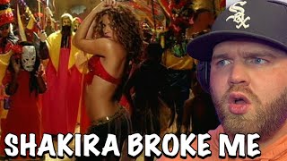 I COULDNT EVEN TALK😅 Shakira  Hips Dont Lie Official 4K Video ft Wyclef Jean REACTION [upl. by Ahsemaj537]