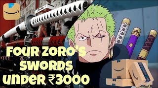 Zoros swords under ₹3000 in Amazon  Rocket Finds [upl. by Yelehsa]