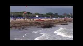 Lignano Sabbiadoro Strand nach dem Sturm [upl. by Bertila]