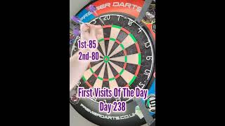 First Visits Of The Day 238 darts pdc lukelittler dartsreviews 180 dartschallenge wdf bdo [upl. by Riocard]