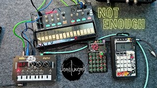 Korg Volca Fm  NTS1  PO33 Jomolungma  Not enough [upl. by Auvil]