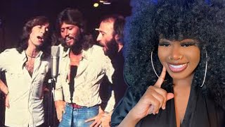 FIRST TIME REACTING TO  THE BEE GEES quotTOO MUCH HEAVEN” REACTION [upl. by Aimej]