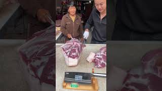 Pork cut  The best piece of meat  Slicing Pork  fresh pork pig Nov 12 [upl. by Arinaid]