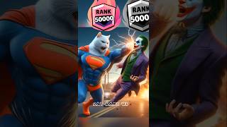 Brawlstar Rank up  Ginger Cat Super man vs Joker brawlstars brawl [upl. by Atsirtal956]