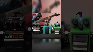 Digitech DF 7 vs Ibanez TS9 DigiTechFX IbanezOfficial tubescreamer overdrivepedal guitarpedals [upl. by Eimrej]