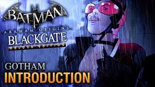 Batman Arkham Origins Blackgate Walkthrough  Intro  Gotham Deluxe Edition [upl. by Bonnice]