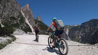 Transalp Dolomiti  Das Video zur Tour mit goalpsde  Reiseveranstalter für Mountainbike EMTB [upl. by Vasya843]