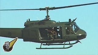 RNZAF Bell UH1H Iroquois  Thumping Audio [upl. by Varhol]