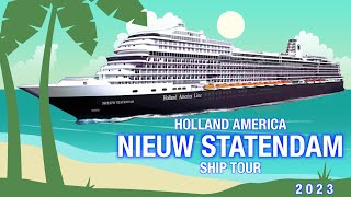 Holland America Nieuw Statendam Ship Tour [upl. by Mukund]