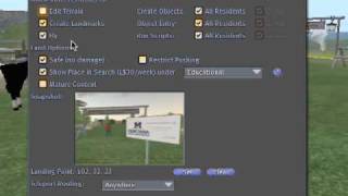 Land Settings  Griefing in Second Life [upl. by Dilahk]