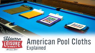 American Pool Table Cloth Options Explained [upl. by Bay]