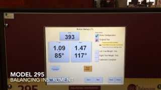 IRD Balancing Model 295 Balancing Instrument Demonstration [upl. by Iek]