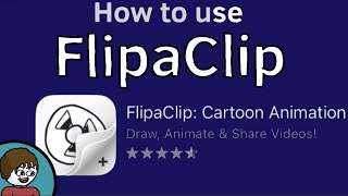 How to use FlipaClip free animation tutorial [upl. by Ahseyn]