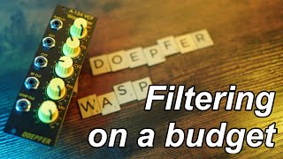 Doepfer Wasp Overview An affordable filter with plenty of character [upl. by Balbur]