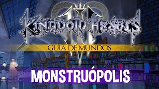 Kingdom Hearts 3 Guia de Mundos 100  Monstruópolis Todos los coleccionables [upl. by Atirahs]